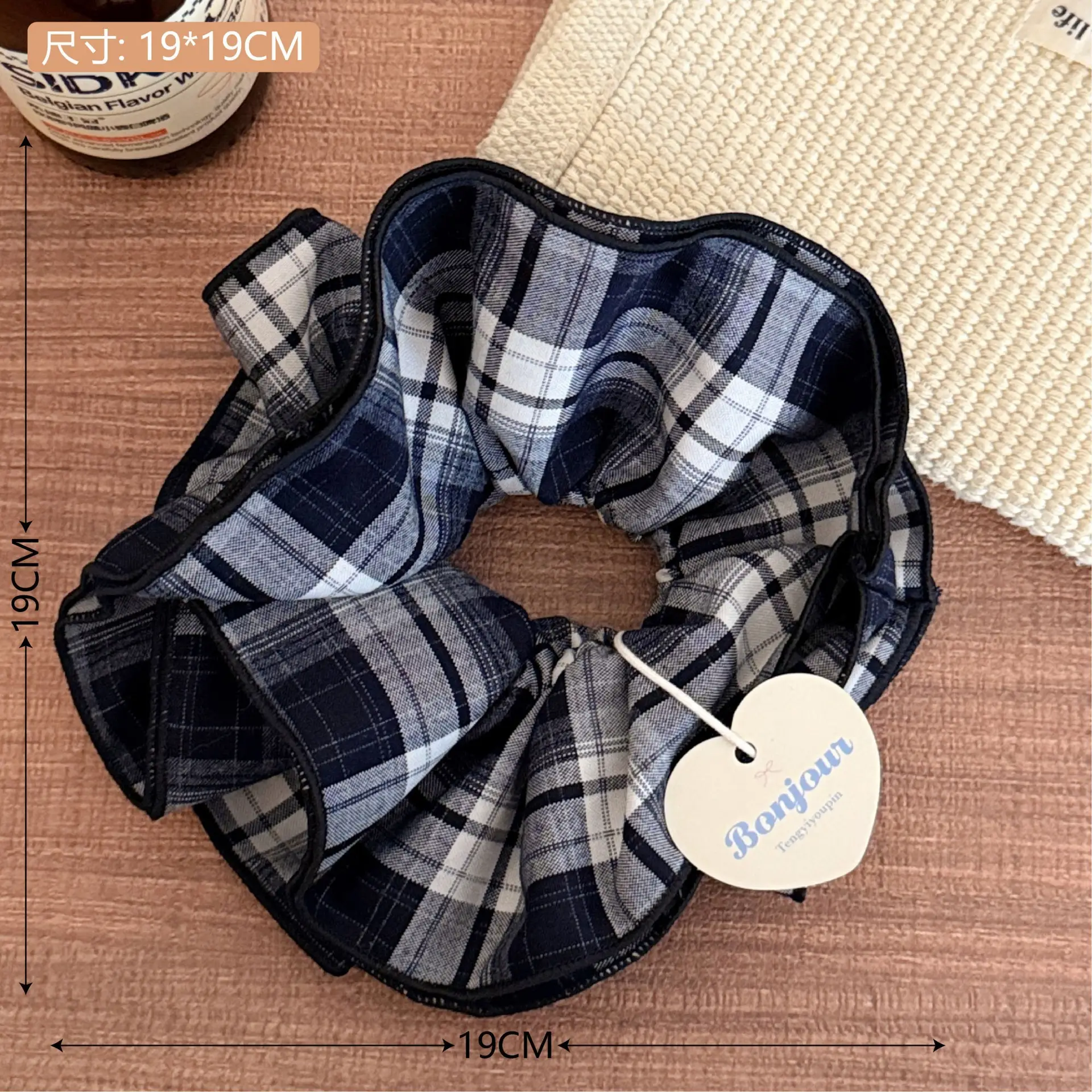 Korean Lace Hair Ring for Girls with Heart Design - Image 50