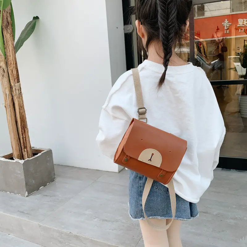 2024 New Bear PU Leather Shoulder Messenger Bag - Image 6