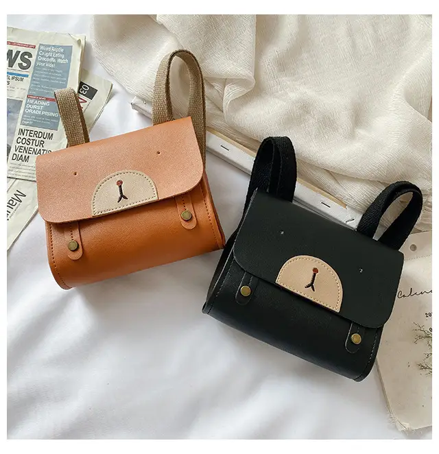 2024 New Bear PU Leather Shoulder Messenger Bag — feature 24