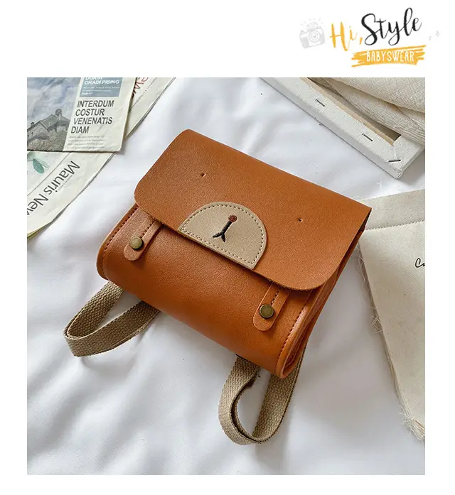 2024 New Bear PU Leather Shoulder Messenger Bag - Image 2