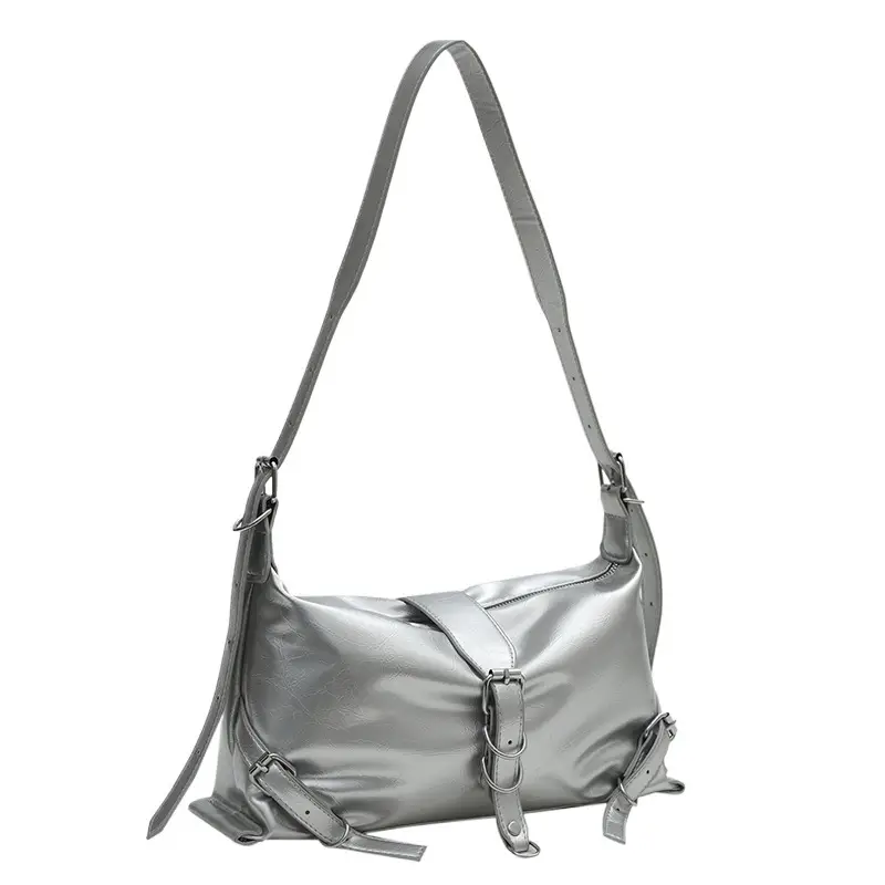 Women's Brown Leather Shoulder Bag 2026 New Style - Image 10
