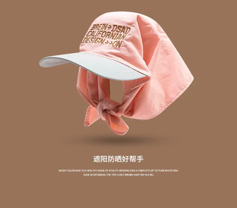 Women Cross-Border Sun Hat with Embroidered Lace-Up Turban — feature 7