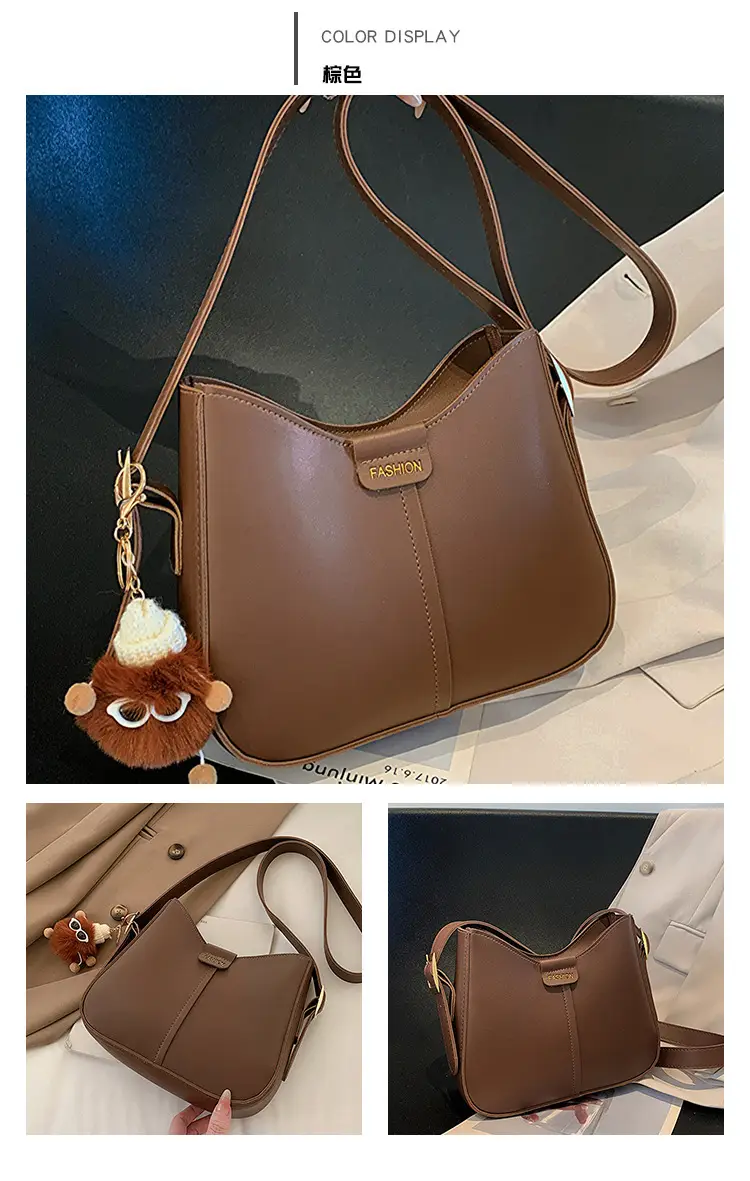 Black Retro Shoulder Bag for Women 2023 Spring Fashion — feature 23