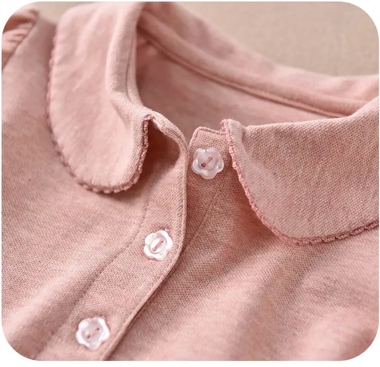 Pink 3% Cotton Boys Short Sleeve Polo Shirt — feature 23