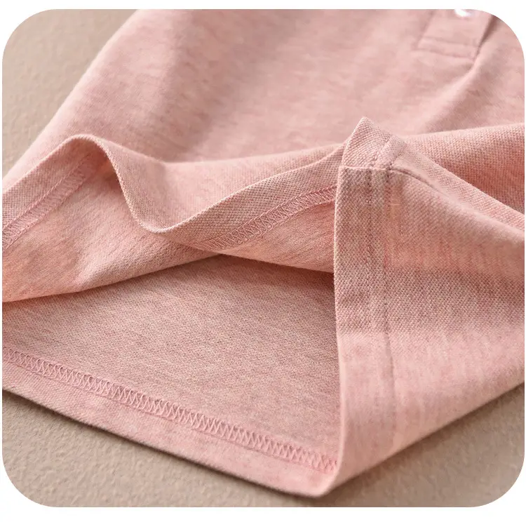 Pink 3% Cotton Boys Short Sleeve Polo Shirt — feature 25