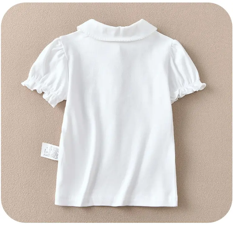 Pink 3% Cotton Boys Short Sleeve Polo Shirt — feature 39