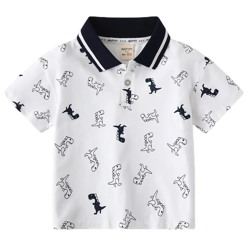 Kids Striped Polo Shirt Baby T-Shirt 2026 Summer - Image 5