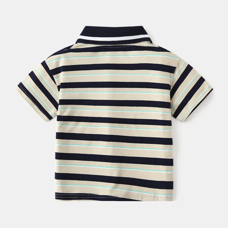 Kids Striped Polo Shirt Baby T-Shirt 2026 Summer β feature 5