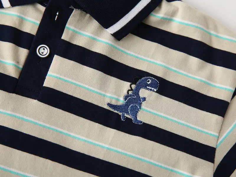 Kids Striped Polo Shirt Baby T-Shirt 2026 Summer β feature 9