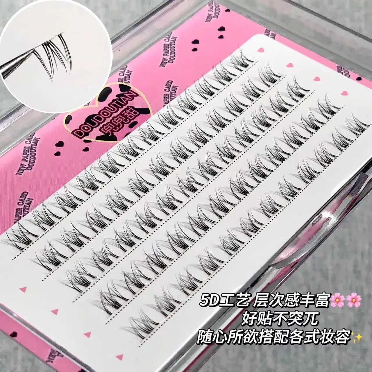 5D Plush False Eyelashes Wild Natural Thick Simulation — feature 12