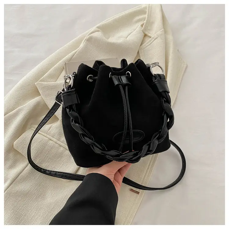 Pink Korean Style Drawstring Shoulder Bag 2024 — feature 22