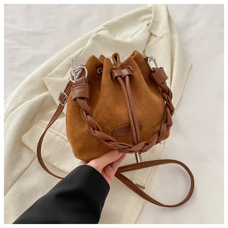 Pink Korean Style Drawstring Shoulder Bag 2024 — feature 24