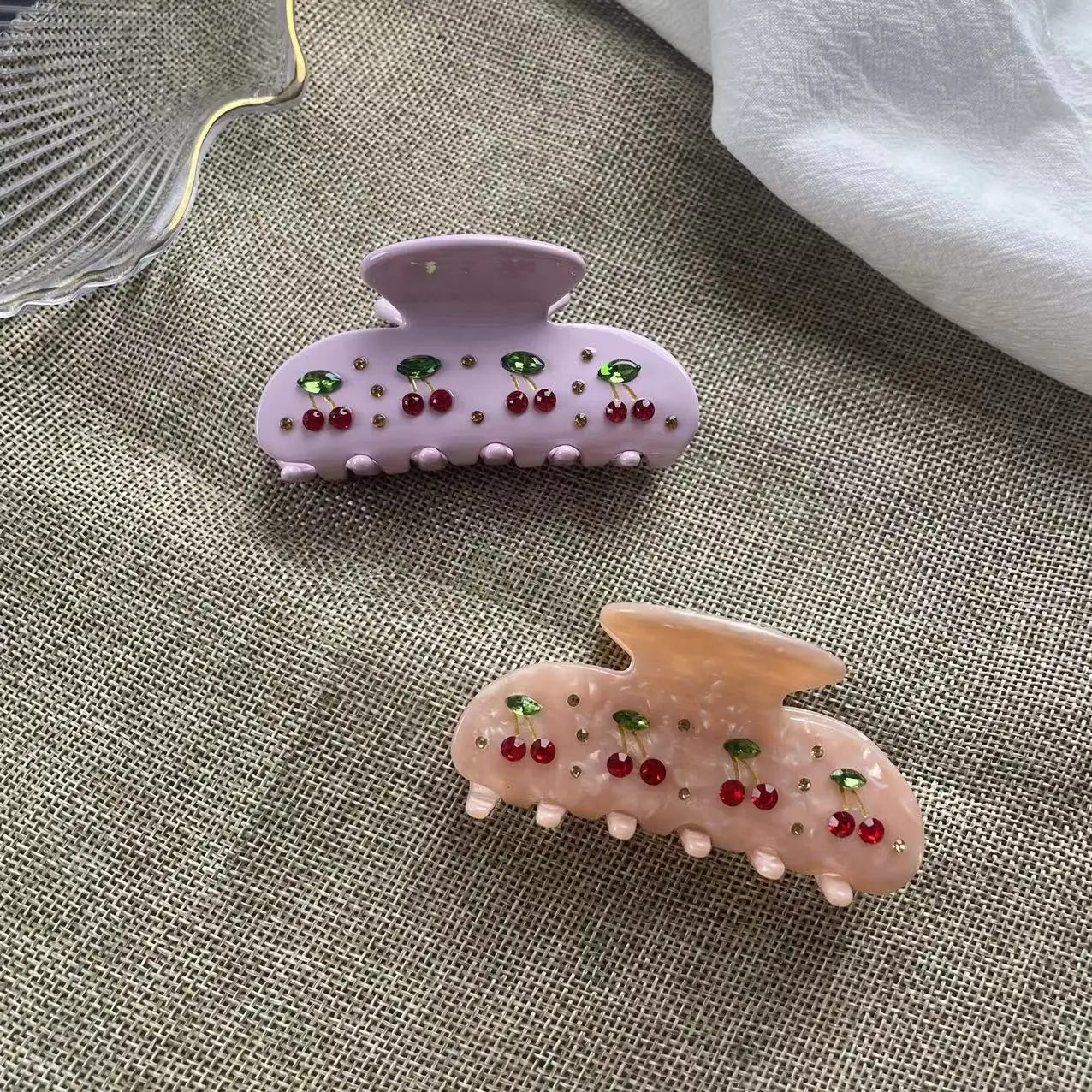 French Cherry Hairpin Clip for Women - Image 7