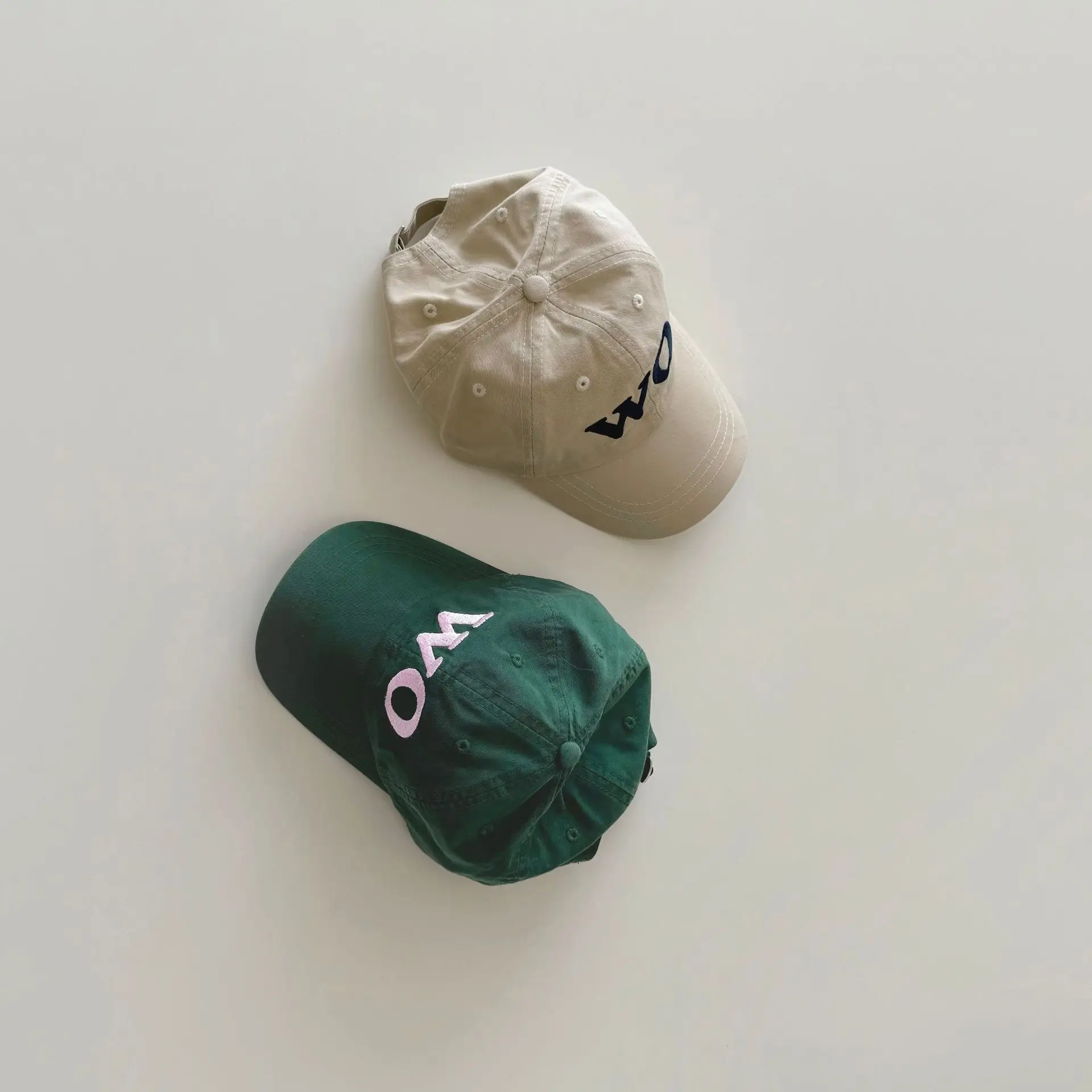 Women's Beige Korean Ins Baseball Cap with Logo - Image 4