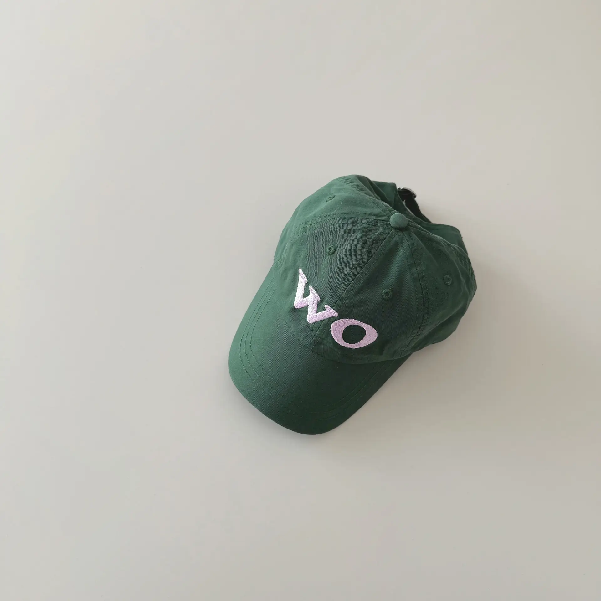 Women's Beige Korean Ins Baseball Cap with Logo - Image 2