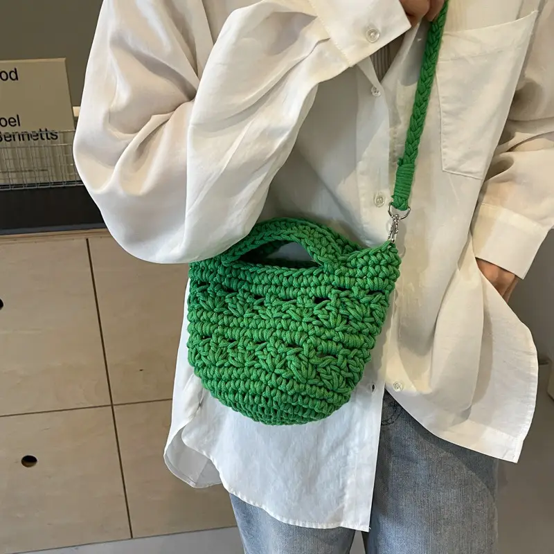 Women's Cotton Braided Messenger Bag 2024 New - Image 8