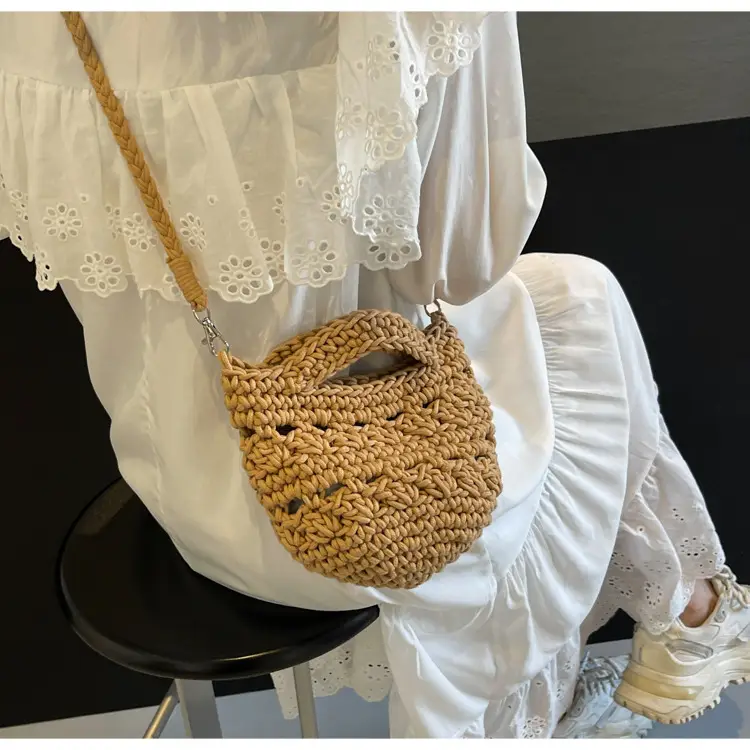 Women's Cotton Braided Messenger Bag 2024 New — feature 20