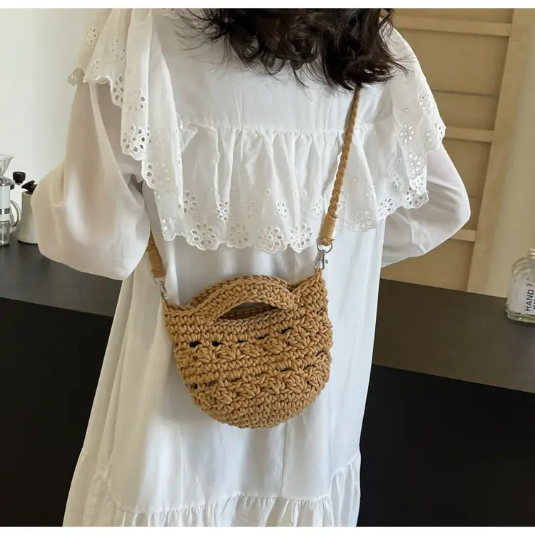 Women's Cotton Braided Messenger Bag 2024 New — feature 21