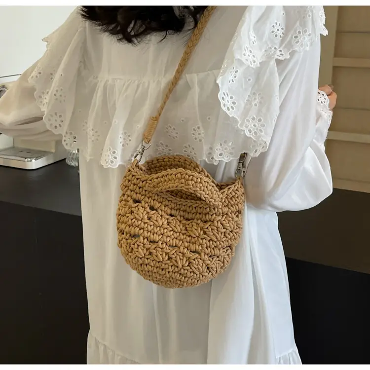 Women's Cotton Braided Messenger Bag 2024 New — feature 23