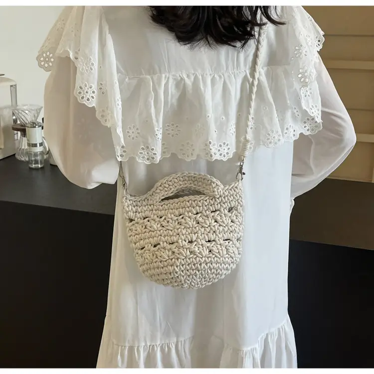 Women's Cotton Braided Messenger Bag 2024 New — feature 29