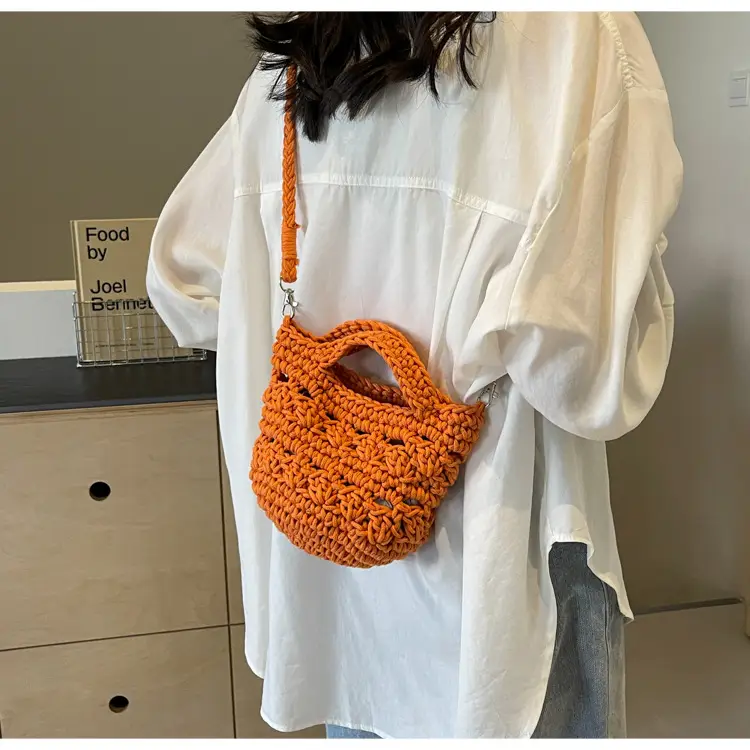 Women's Cotton Braided Messenger Bag 2024 New — feature 33