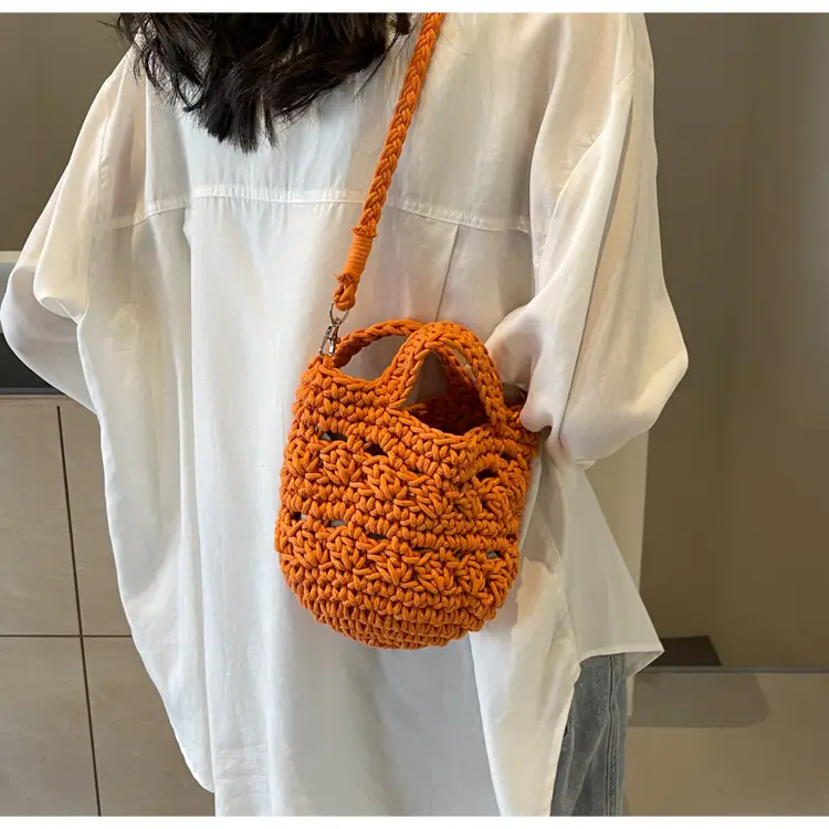 Women's Cotton Braided Messenger Bag 2024 New — feature 36