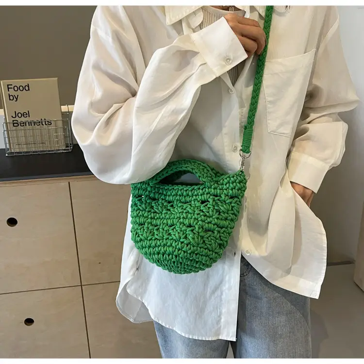Women's Cotton Braided Messenger Bag 2024 New — feature 38