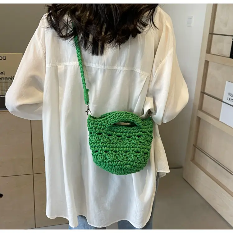 Women's Cotton Braided Messenger Bag 2024 New — feature 40