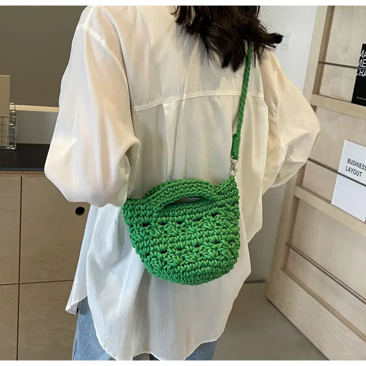 Women's Cotton Braided Messenger Bag 2024 New — feature 42