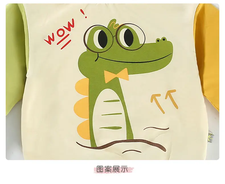 Boys Dinosaur Elephant Long Sleeve Sweatshirt — feature 19