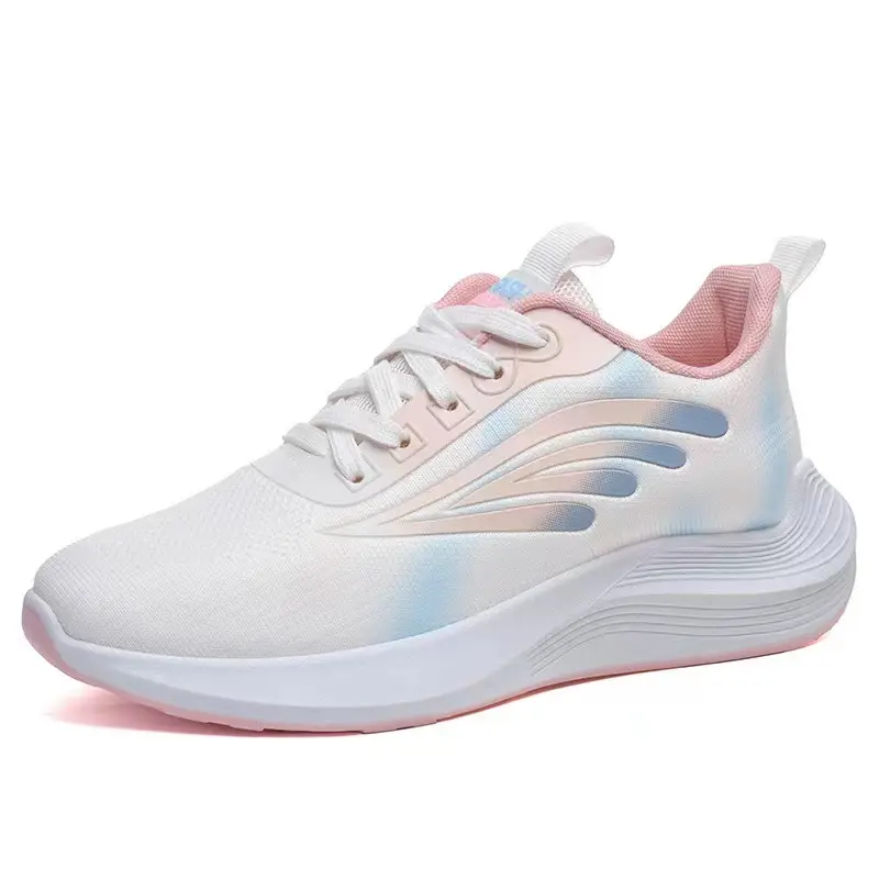 Live Broadcast Same Style Sports Shoes for Women in Spring, High-Looking, Versatile and Comfortable Casual Shoes, Feiwei Ins Student Running Shoes
