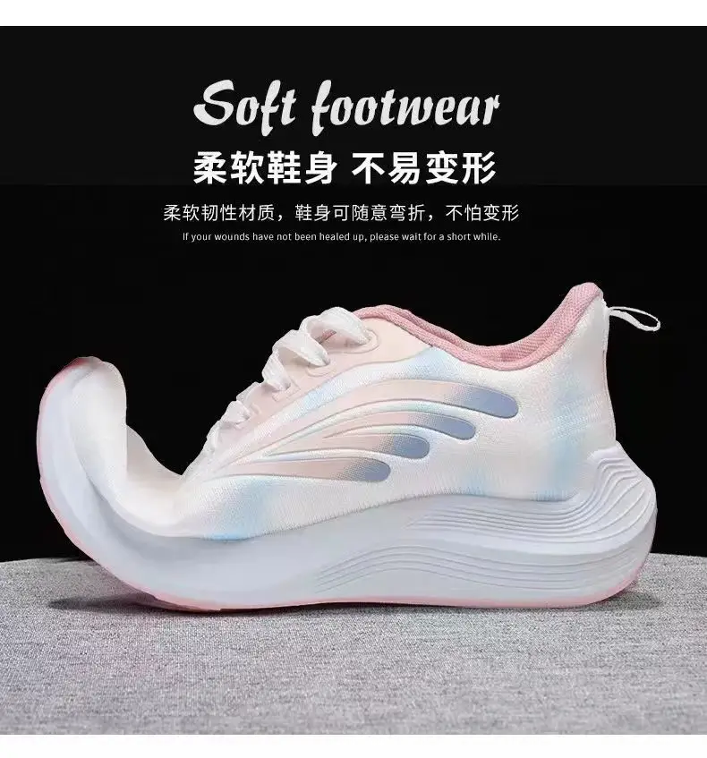 Live Broadcast Same Style Sports Shoes for Women in Spring, High-Looking, Versatile and Comfortable Casual Shoes, Feiwei Ins Student Running Shoes — feature 7