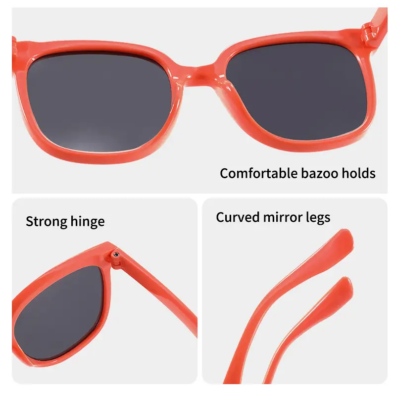 New Kids Sunproof Polarized Sunglasses Black UV400 - Image 11