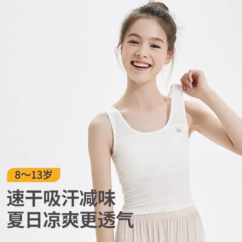 Girls Ultra-Thin Anti-Bump Vest 8-12Yrs - Image 7