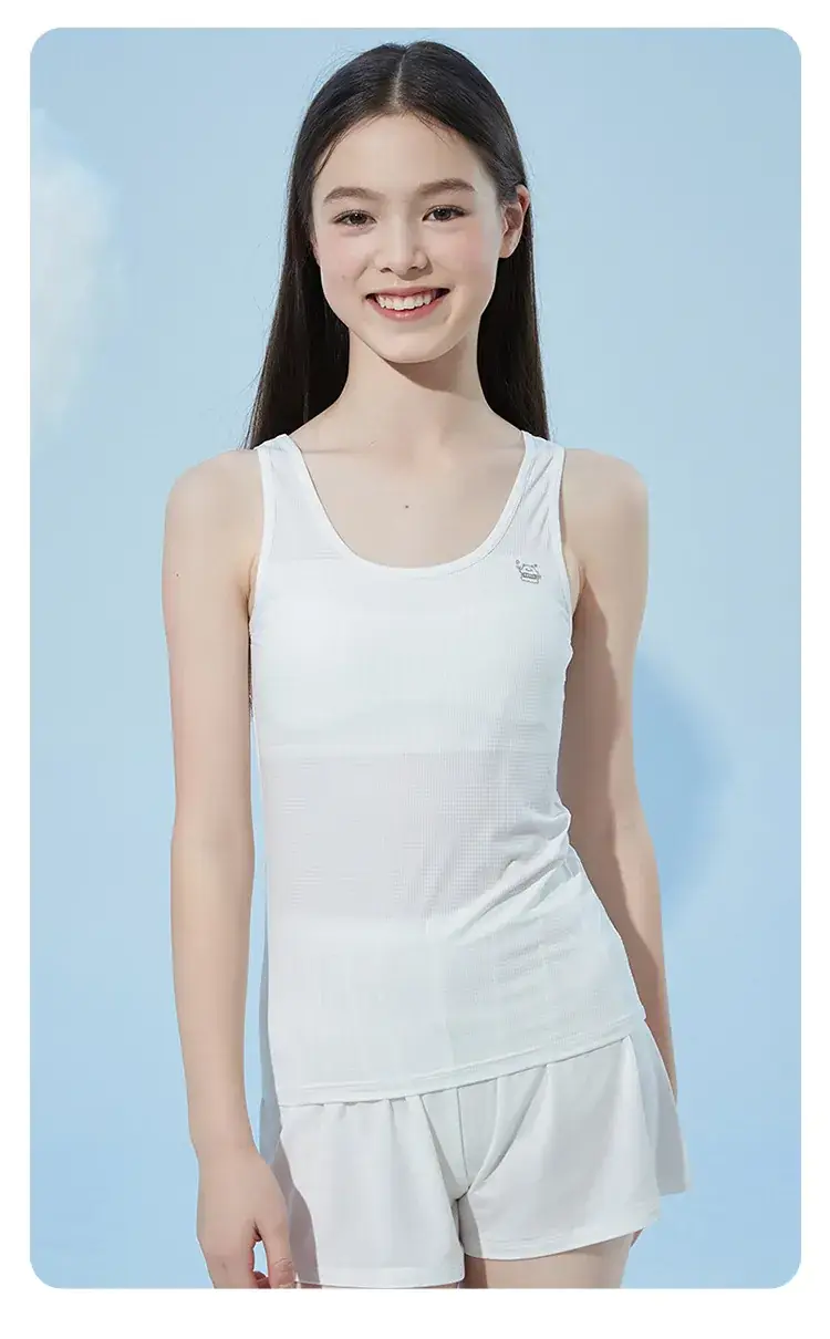 Girls Ultra-Thin Anti-Bump Vest 8-12Yrs — feature 25
