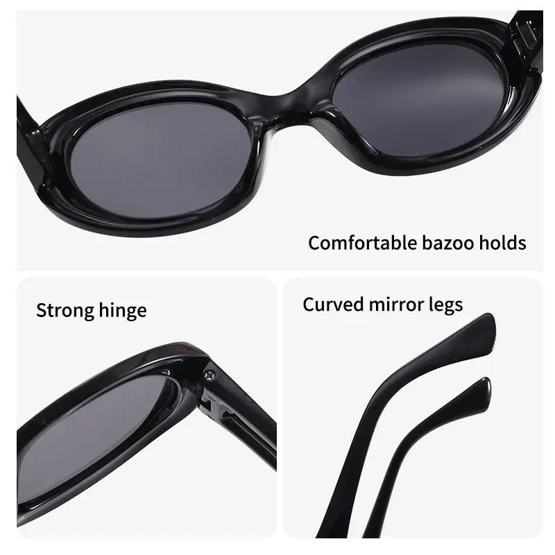Kids Polarized Sunglasses UV Protection Black - Image 10