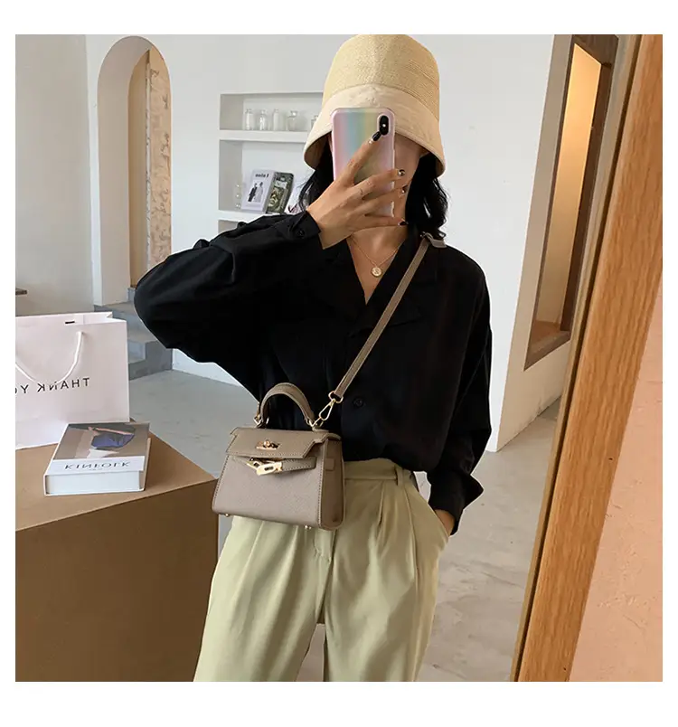 Black Leather Shoulder Crossbody Bag for Women 2024 — feature 19