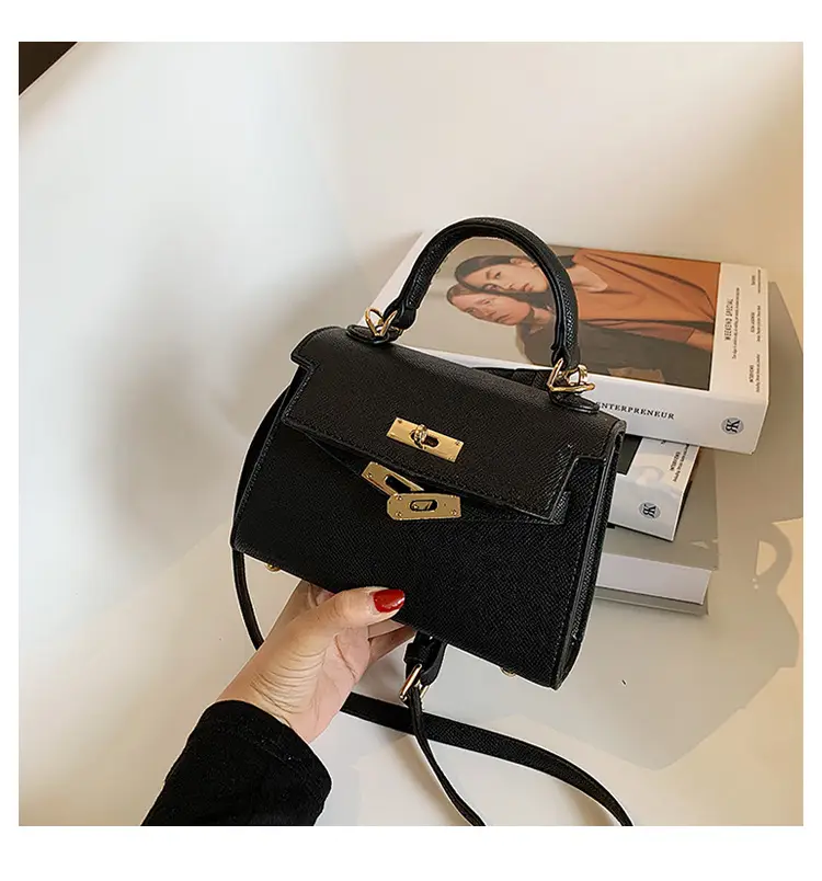 Black Leather Shoulder Crossbody Bag for Women 2024 — feature 20