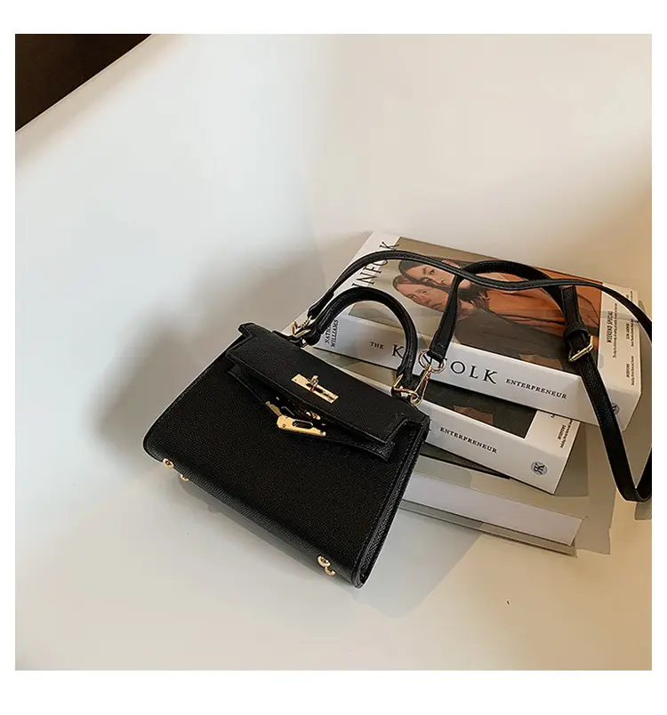 Black Leather Shoulder Crossbody Bag for Women 2024 — feature 21