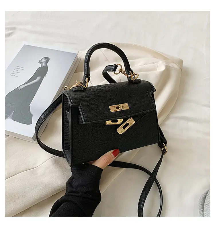Black Leather Shoulder Crossbody Bag for Women 2024 — feature 22
