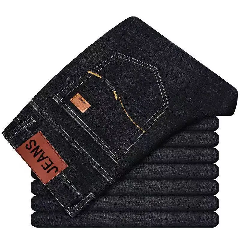 Men's New Stretch Jeans All-Match Straight Work Pants — feature 8