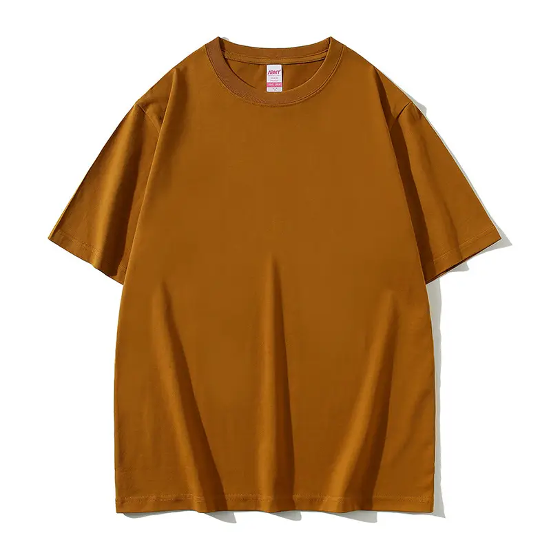 220g ABNT Long Staple Cotton T-Shirt Round Neck Loose Fit - Image 13