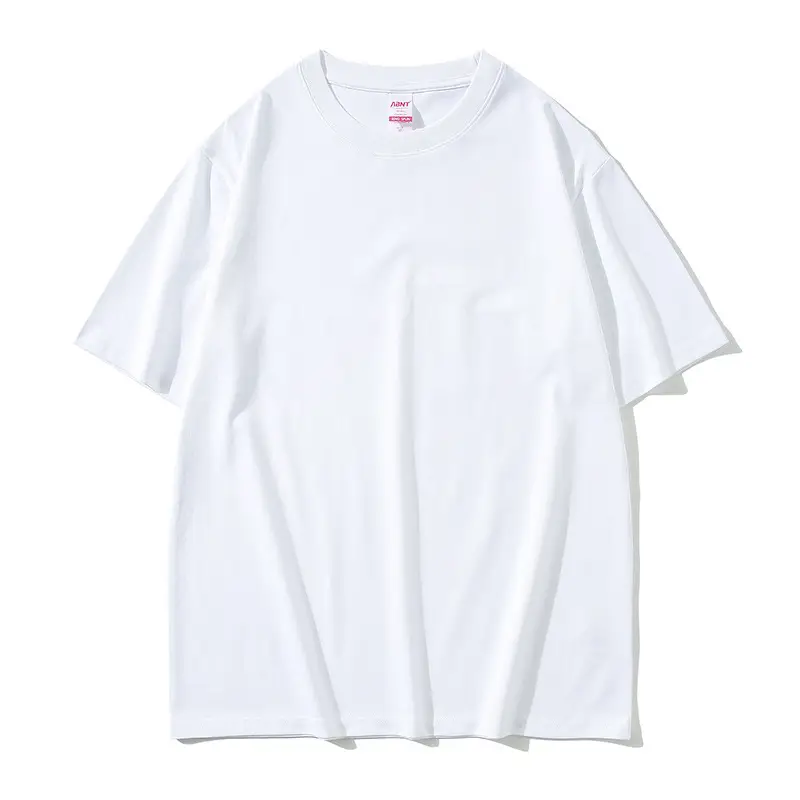220g ABNT Long Staple Cotton T-Shirt Round Neck Loose Fit - Image 2