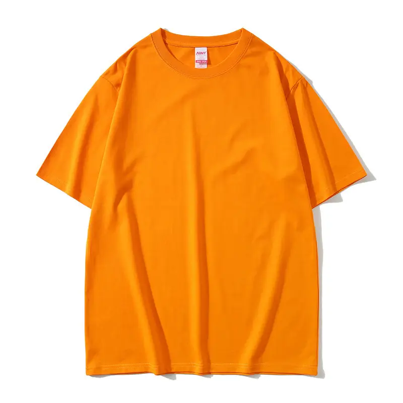 220g ABNT Long Staple Cotton T-Shirt Round Neck Loose Fit - Image 4