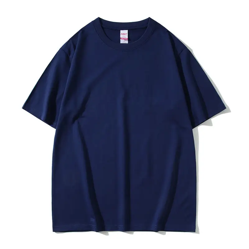 220g ABNT Long Staple Cotton T-Shirt Round Neck Loose Fit - Image 5