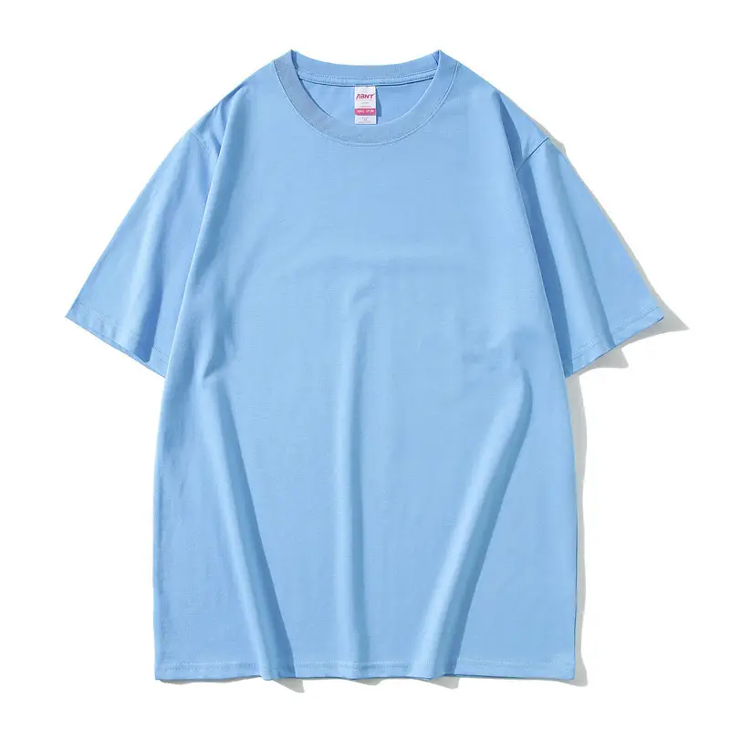 220g ABNT Long Staple Cotton T-Shirt Round Neck Loose Fit - Image 9