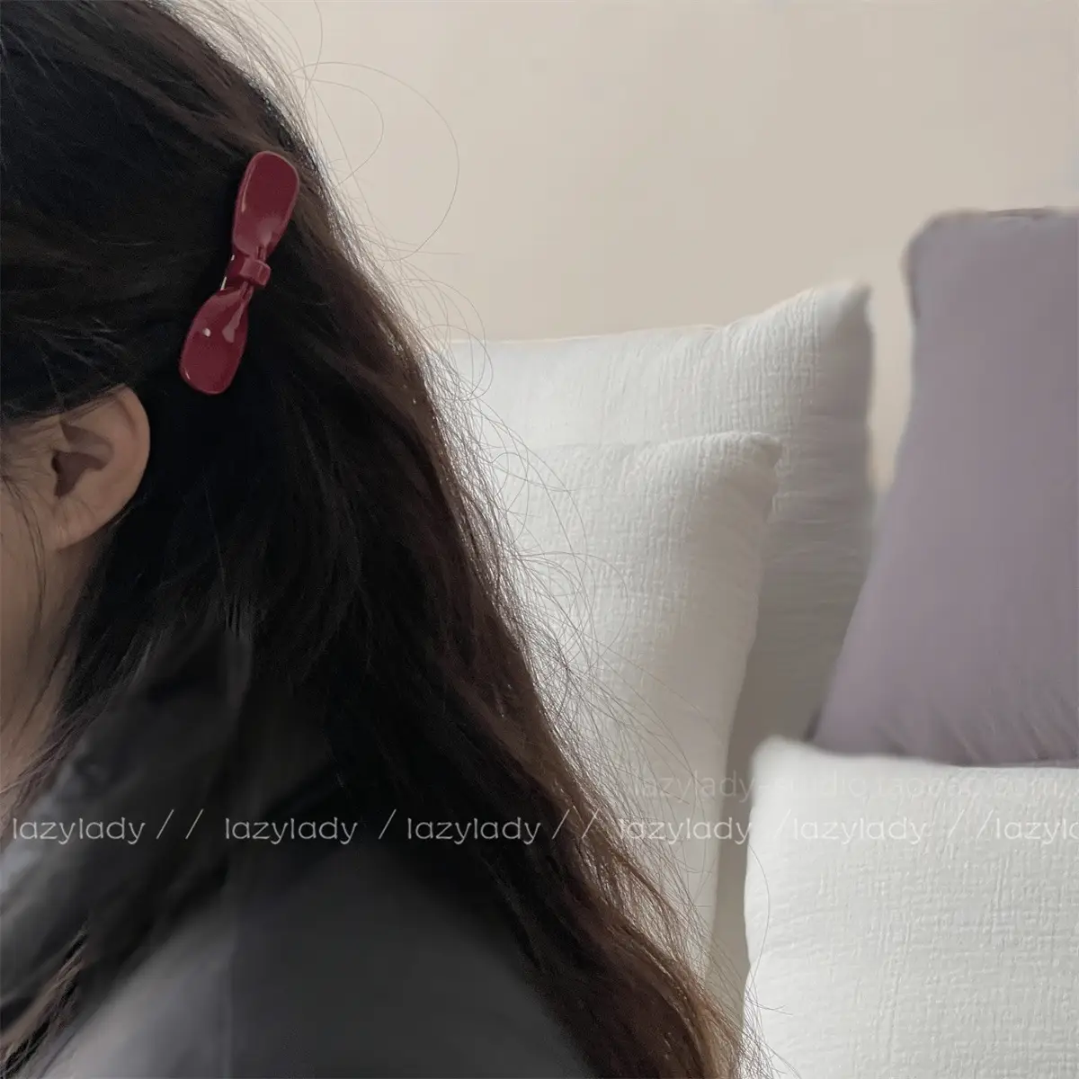 Acetate Hairpins with Bow Clips for Girls