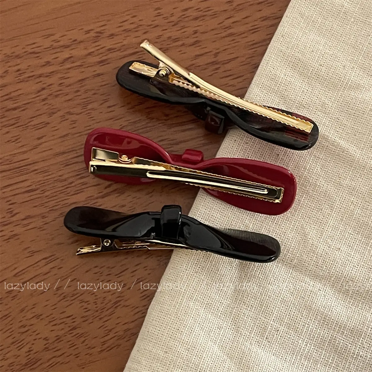 Acetate Hairpins with Bow Clips for Girls — feature 5