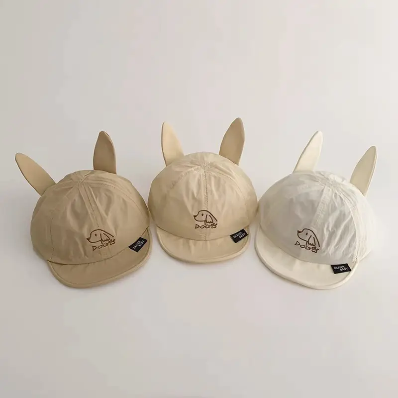 Kids Deer Ears Sunproof Beanie Caps 3 Colors - Image 3