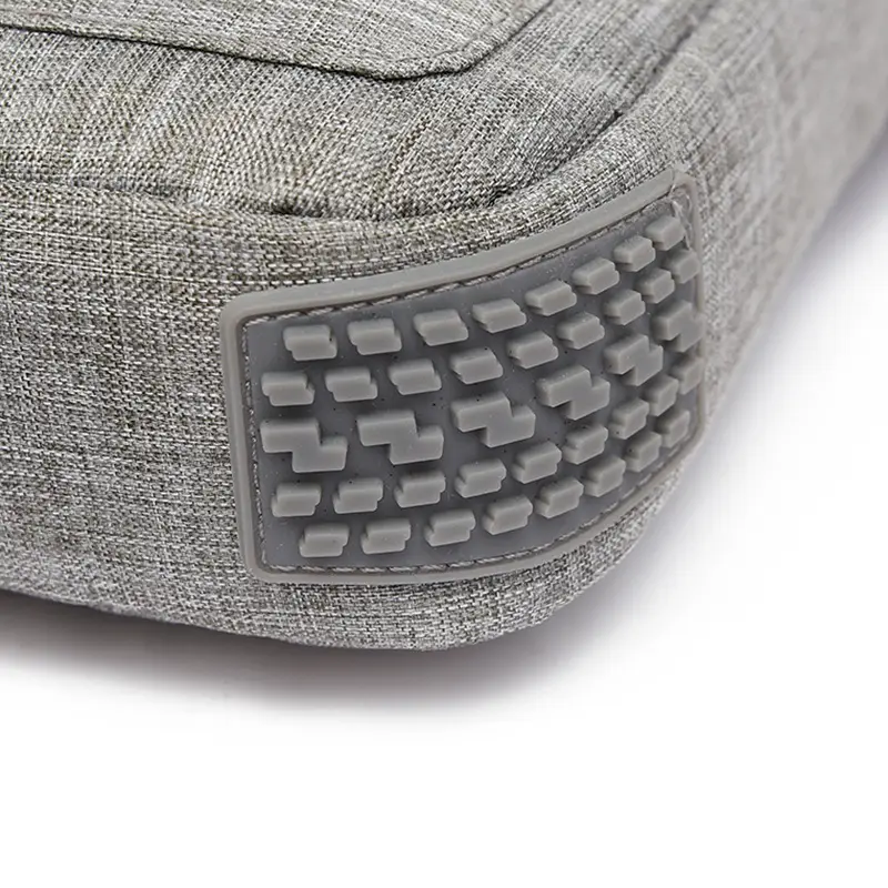 Men's Grey Business Shoulder Crossbody Bag 13"